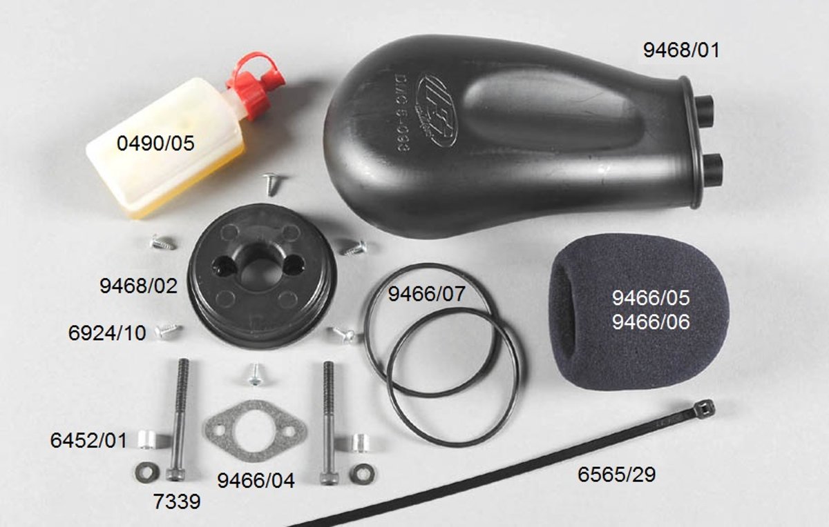 FG9468 Luchtfilter 1/5 zonder choke, Set