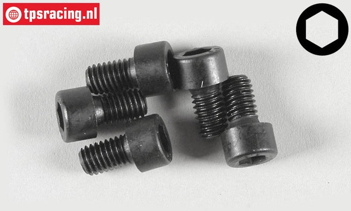 Inbus normale kop (M6-L10 mm), (Staal), 5 St.