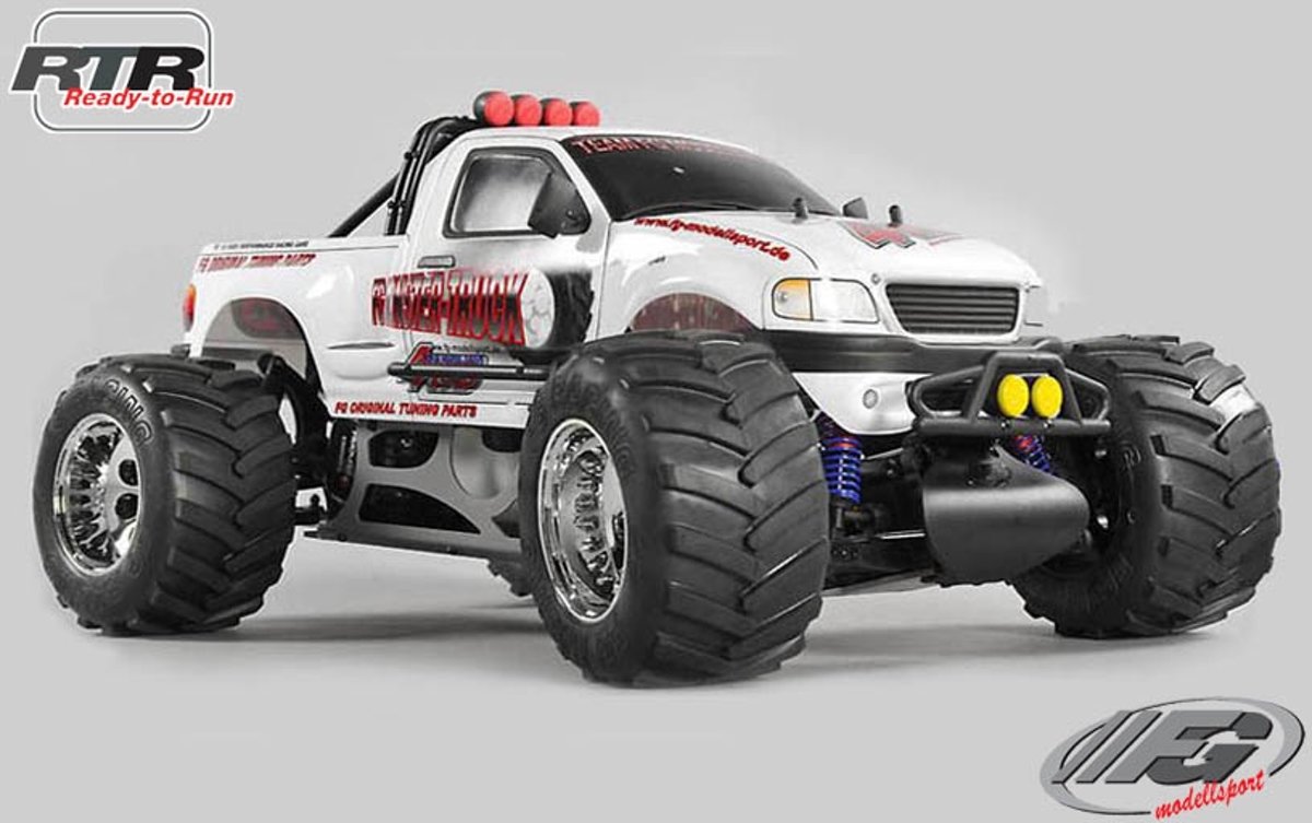 Monster Truck WB535 Sports-Line 4WD RTR, (Witte Kap)