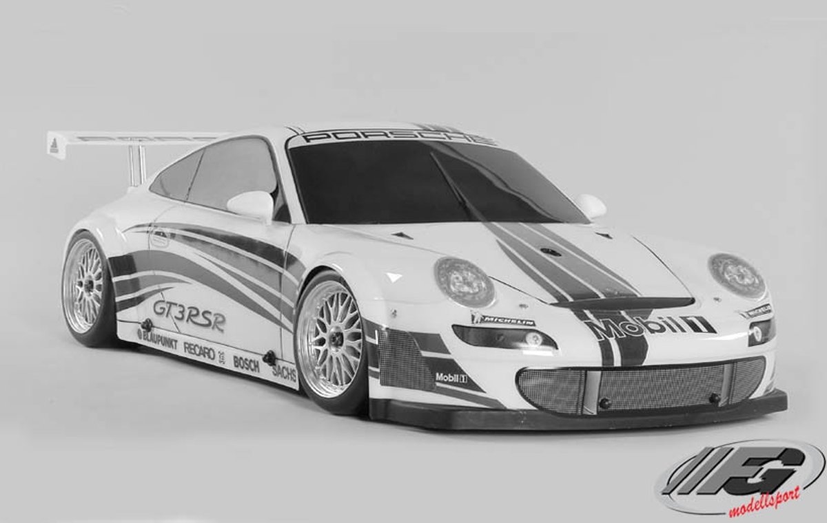 Porsche 911 GT3 RSR, Sports-Line 4WD-510, (Transparante Kap)