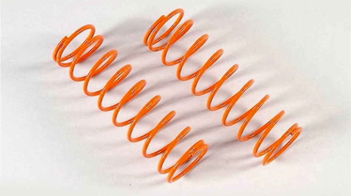 Schokdemper veer (Ø27-Ø32), (Ø2,4 x L105 mm), (Oranje), 2 St.