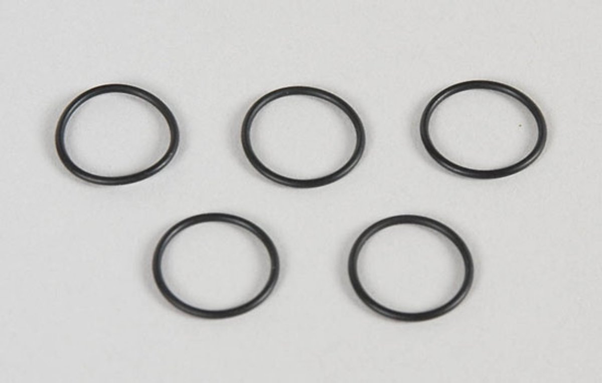 Schokdemper zuiger O-ring, (Ø12-H1,0 mm), (Aluminium), 2 St.