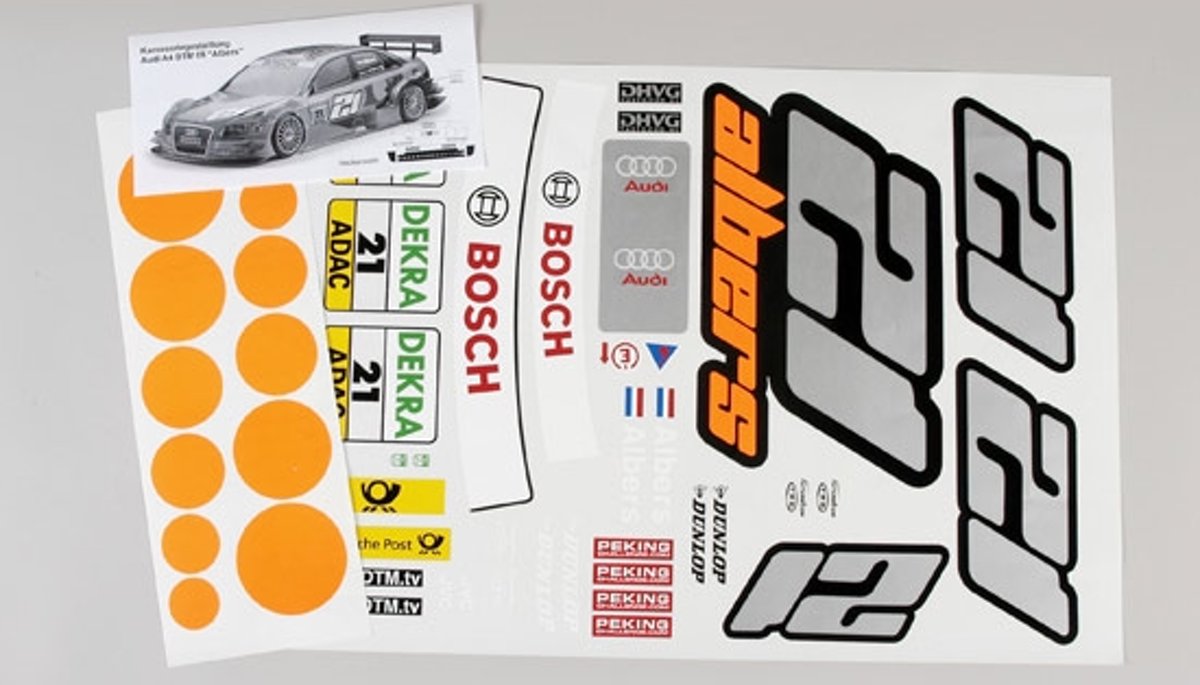 Stickers, (Audi A4 Albers), Set