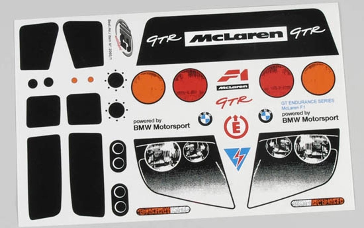 Stickers, (Mc. Laren GTR), Set