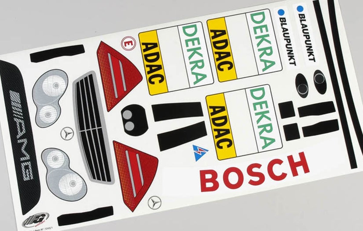 Stickers, (Mercedes C-Klasse DTM), set