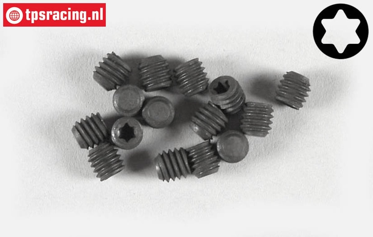 Torx koploos (M3-L3 mm), (Staal), 15 St.