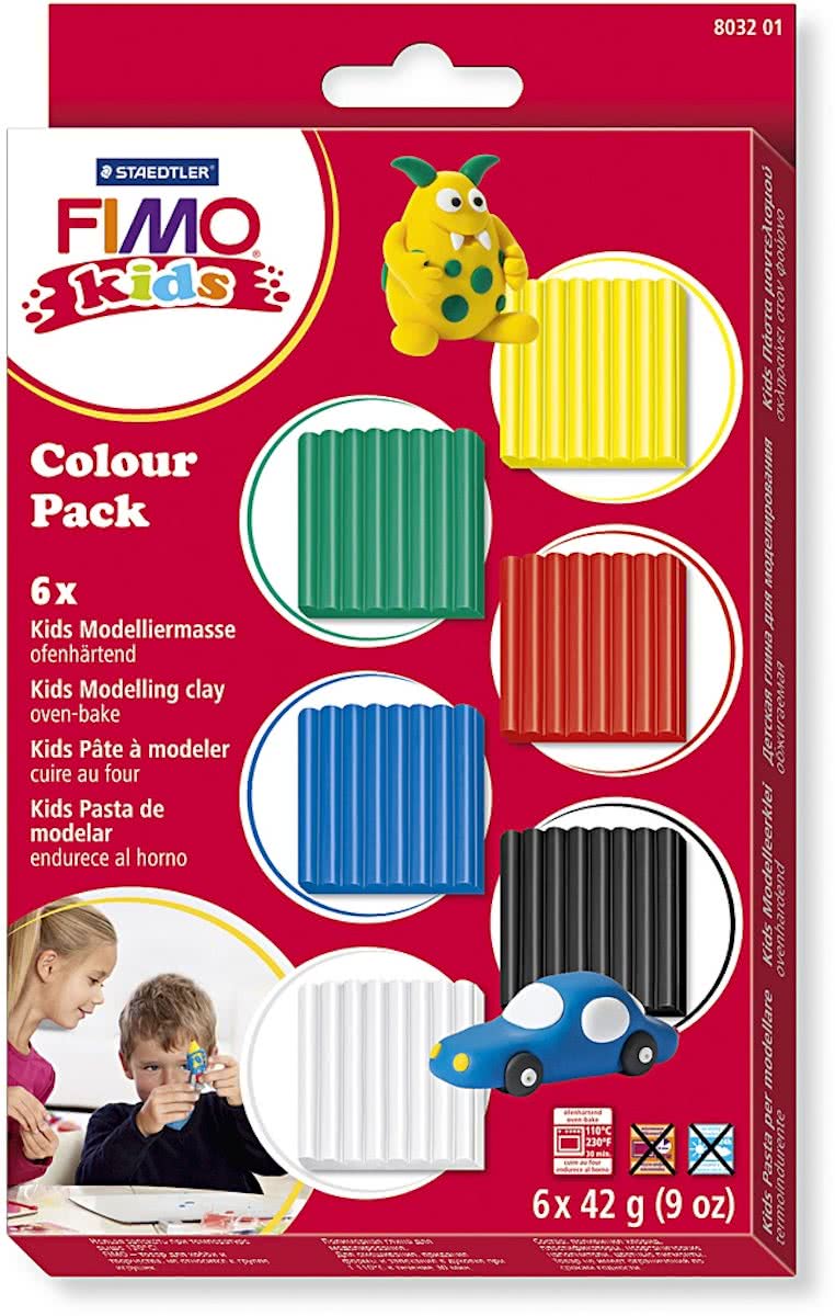 Fimo kids Colour pack basic (6 x 42g)