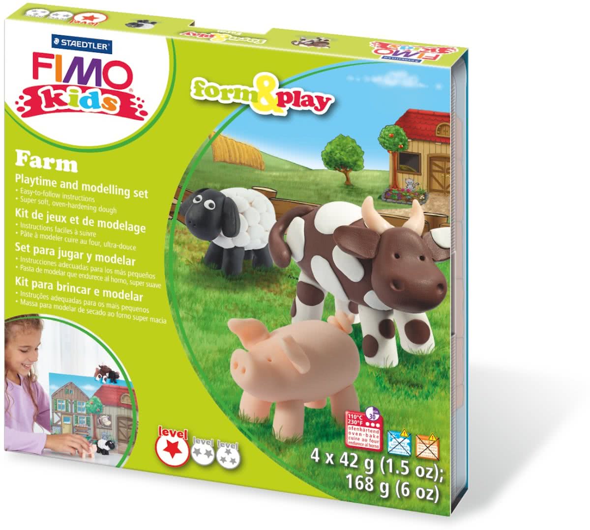 Staedtler Fimo Kids play & form boerderij