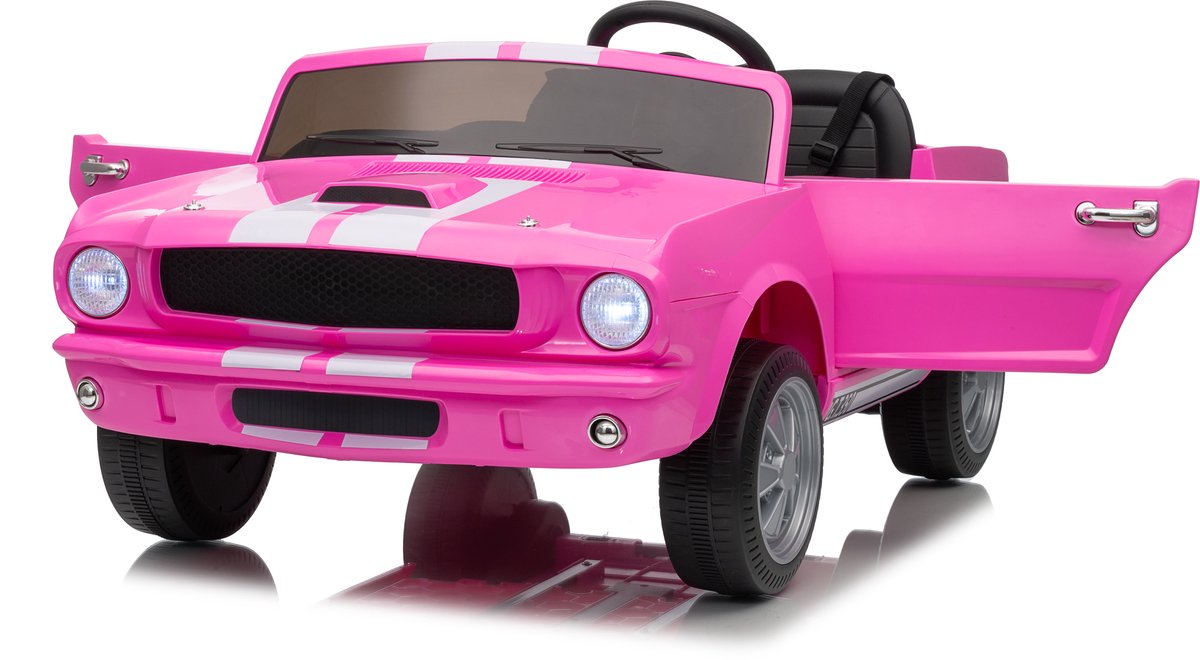 SHELBY - 2-PERSOONS Elektrische Kinderauto 24V - 1 tot 6 jaar - roze
