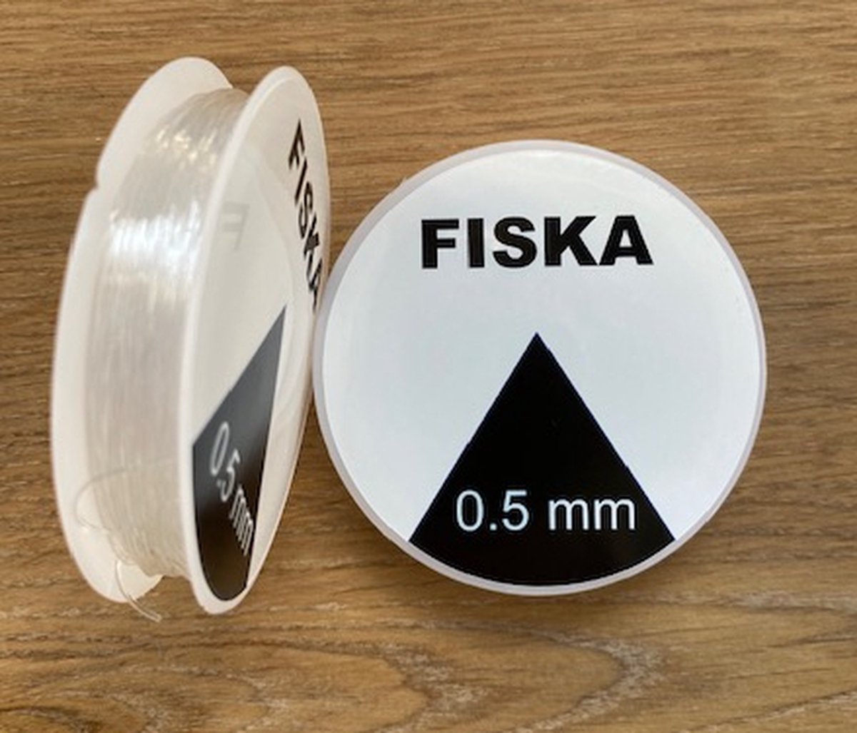 Fiska 1 Rol Elastisch Draad- Sieraden Maken- 0.5 mm- 13 meter- Transparant Draad - Kralen Draad - Rekbaar Draad - Hobby Draad - Nylon Draad