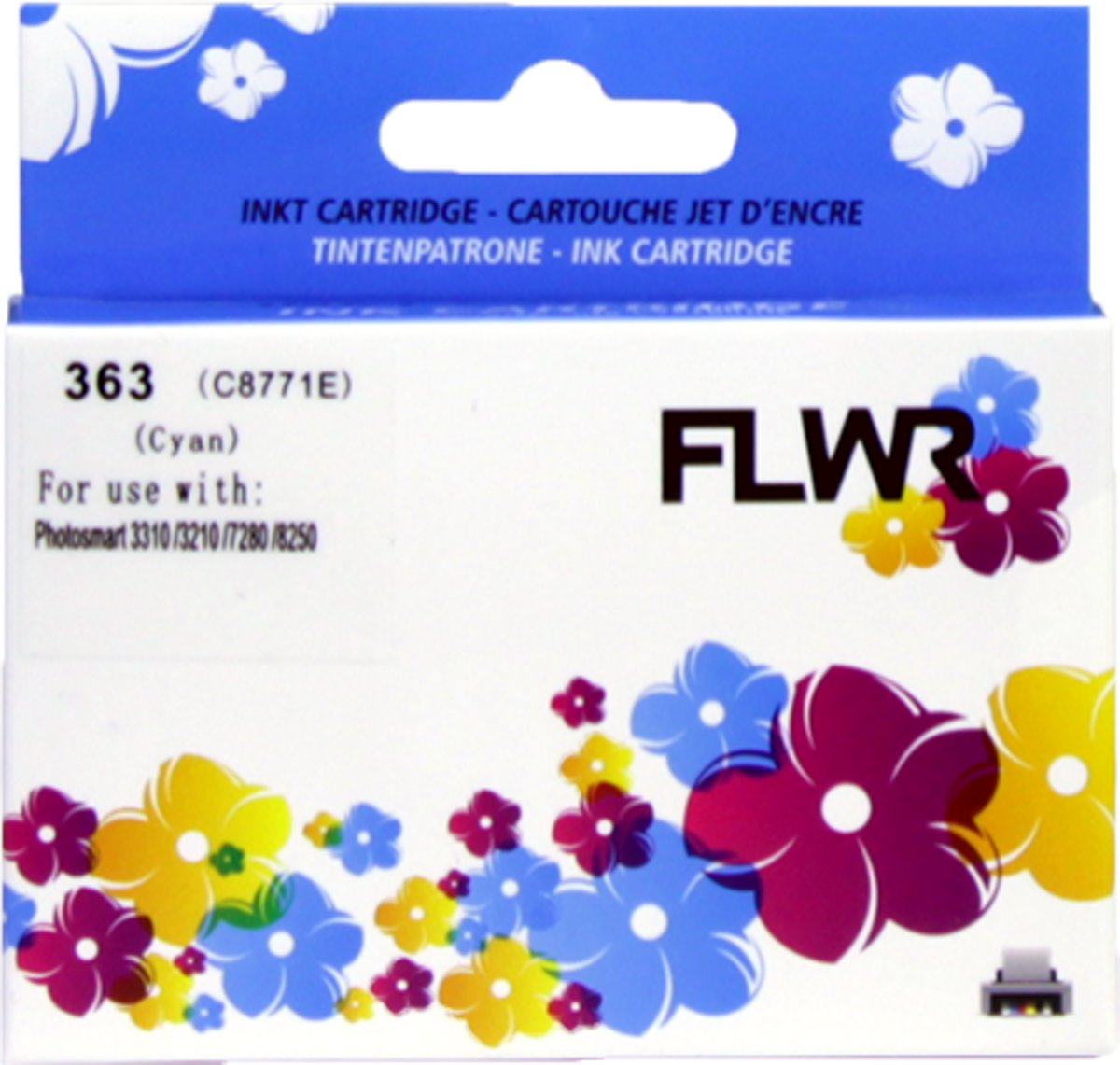 FLWR - Inktcartridge / 363 / Cyaan - geschikt voor HP