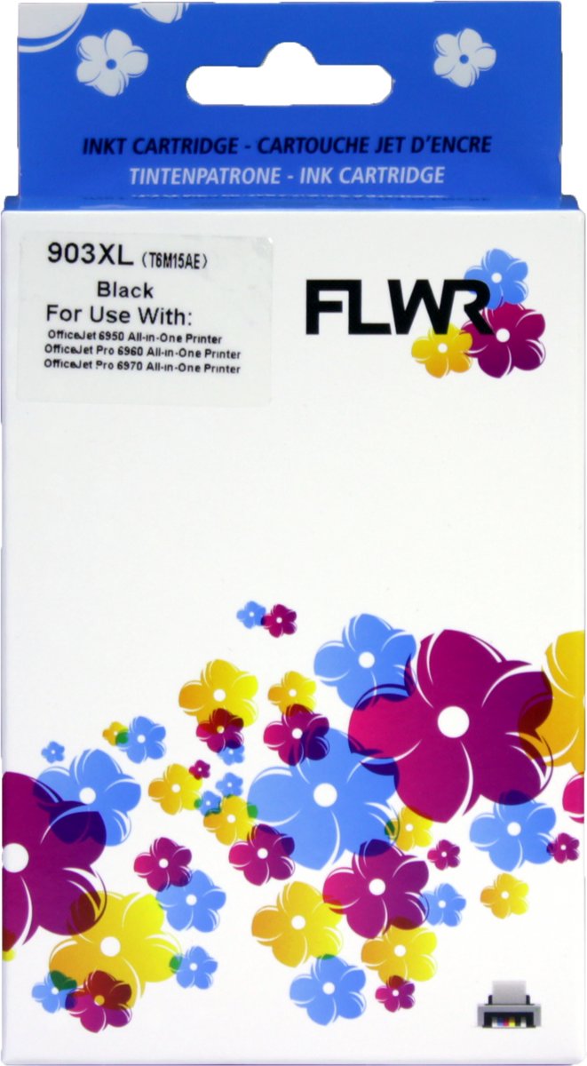 FLWR - Inktcartridge / 903XL / Zwart - geschikt voor HP