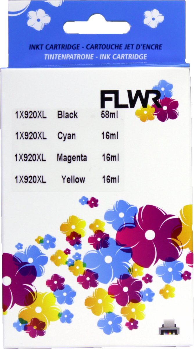 FLWR - Inktcartridge / 920XL 4-pack  geschikt voor HP