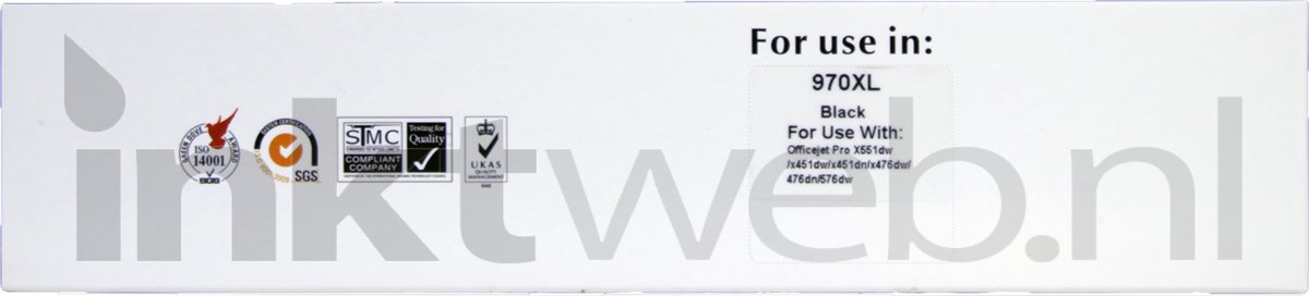 FLWR - Inktcartridge / 970XL / Zwart - geschikt voor HP