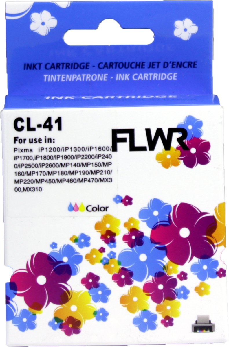 FLWR - Inktcartridge / CL-41 / Kleur - geschikt voor Canon