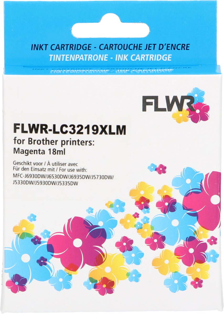 FLWR - Inktcartridge / LC-3219XL Magenta / Geschikt voor Brother