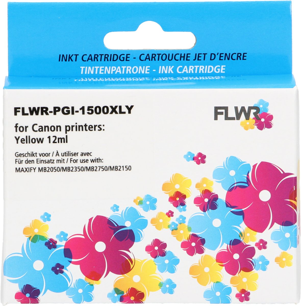 FLWR - Inktcartridge / PGI-1500XL geel - Geschikt voor Canon