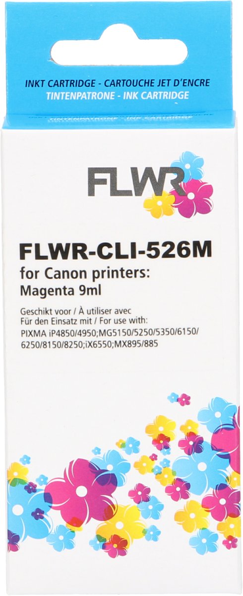 FLWR - Inktcartridges / CLI-526M - Geschikt voor Canon