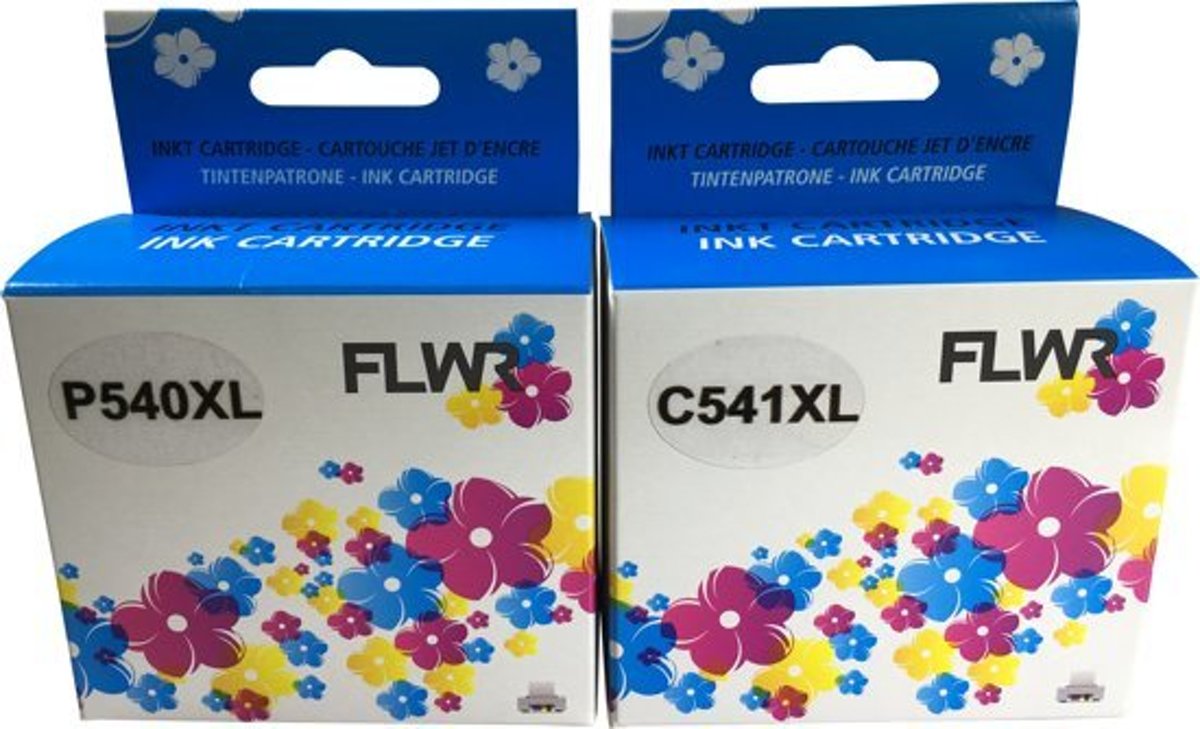 FLWR - Inktcartridges / PG-540XL & CL-541XL 2-pack - Geschikt voor Canon