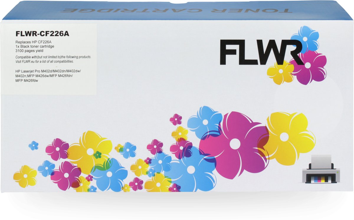 FLWR - Toner / 26A / Zwart - geschikt voor HP