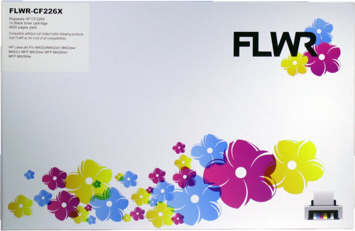 FLWR - Toner / 26X / Zwart - geschikt voor HP