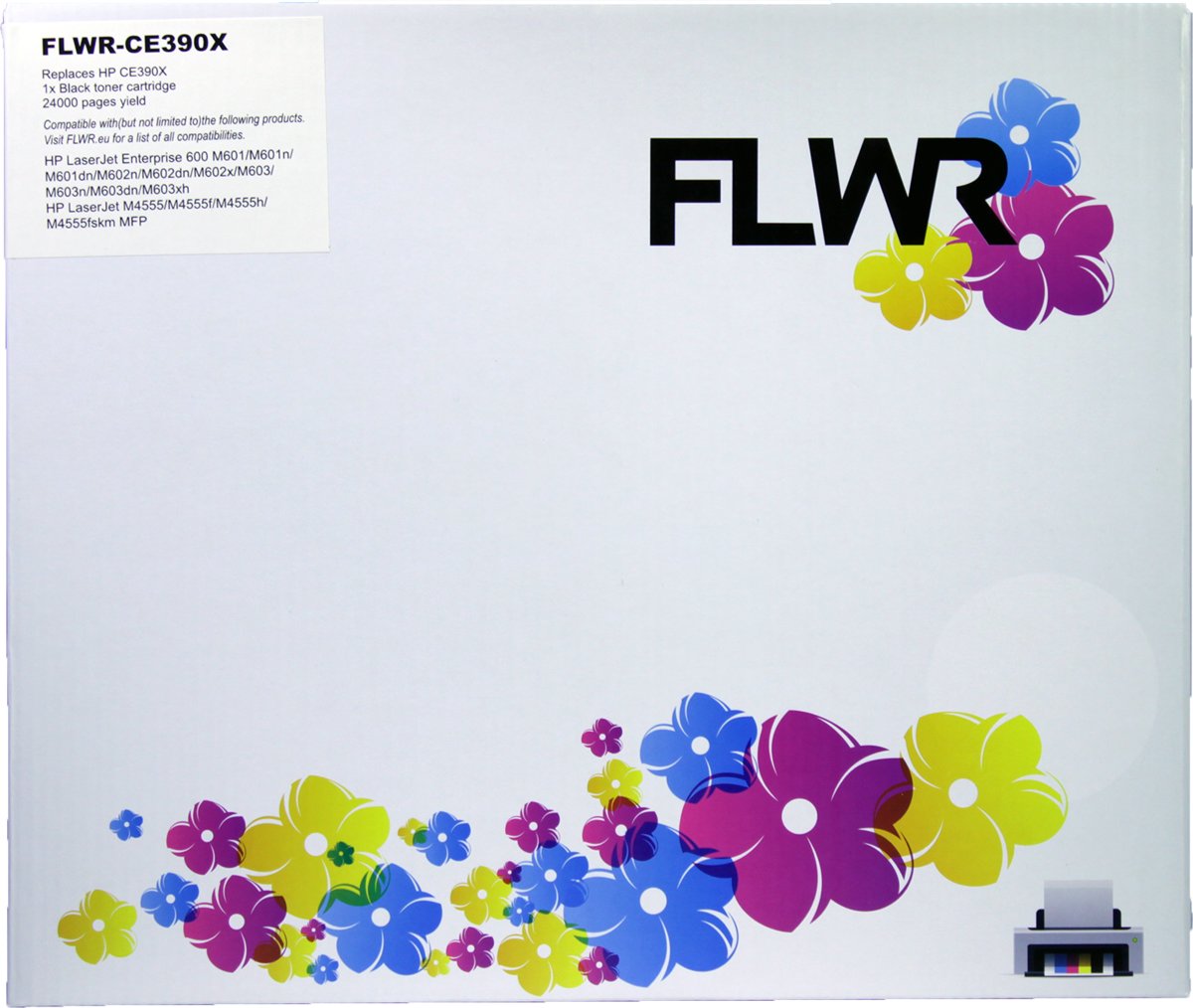 FLWR - Toner / 90X / Zwart - geschikt voor HP