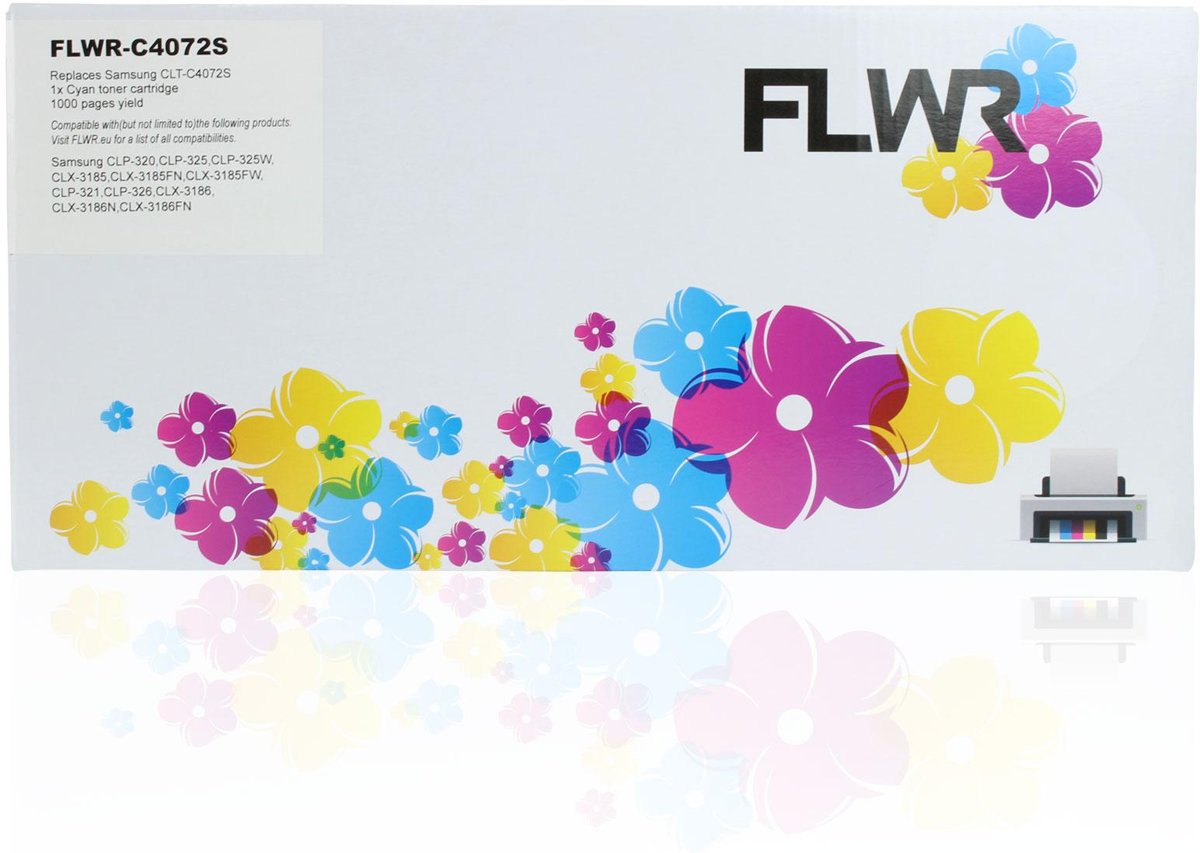 FLWR -  Toner / C4072S / Cyaan - geschikt voor Samsung