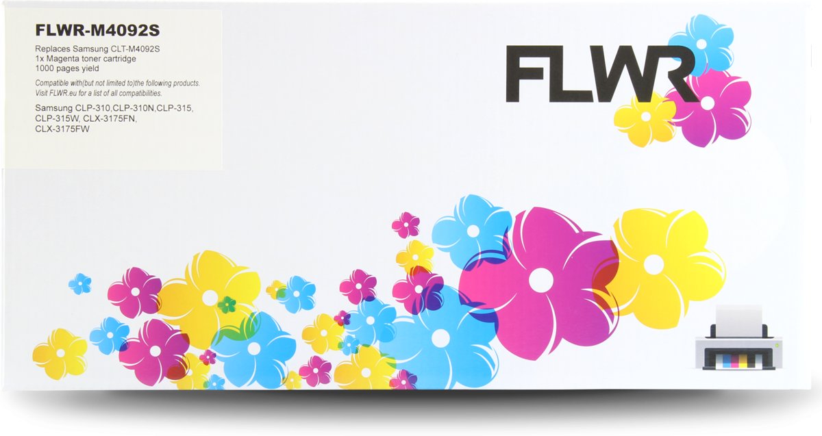 FLWR - Toner / CLT-M4092S / Magenta - geschikt voor Samsung