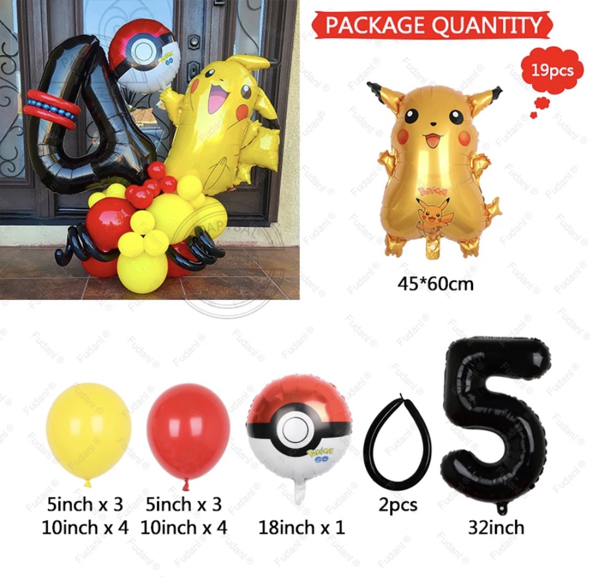 Pokemon ballonnenset