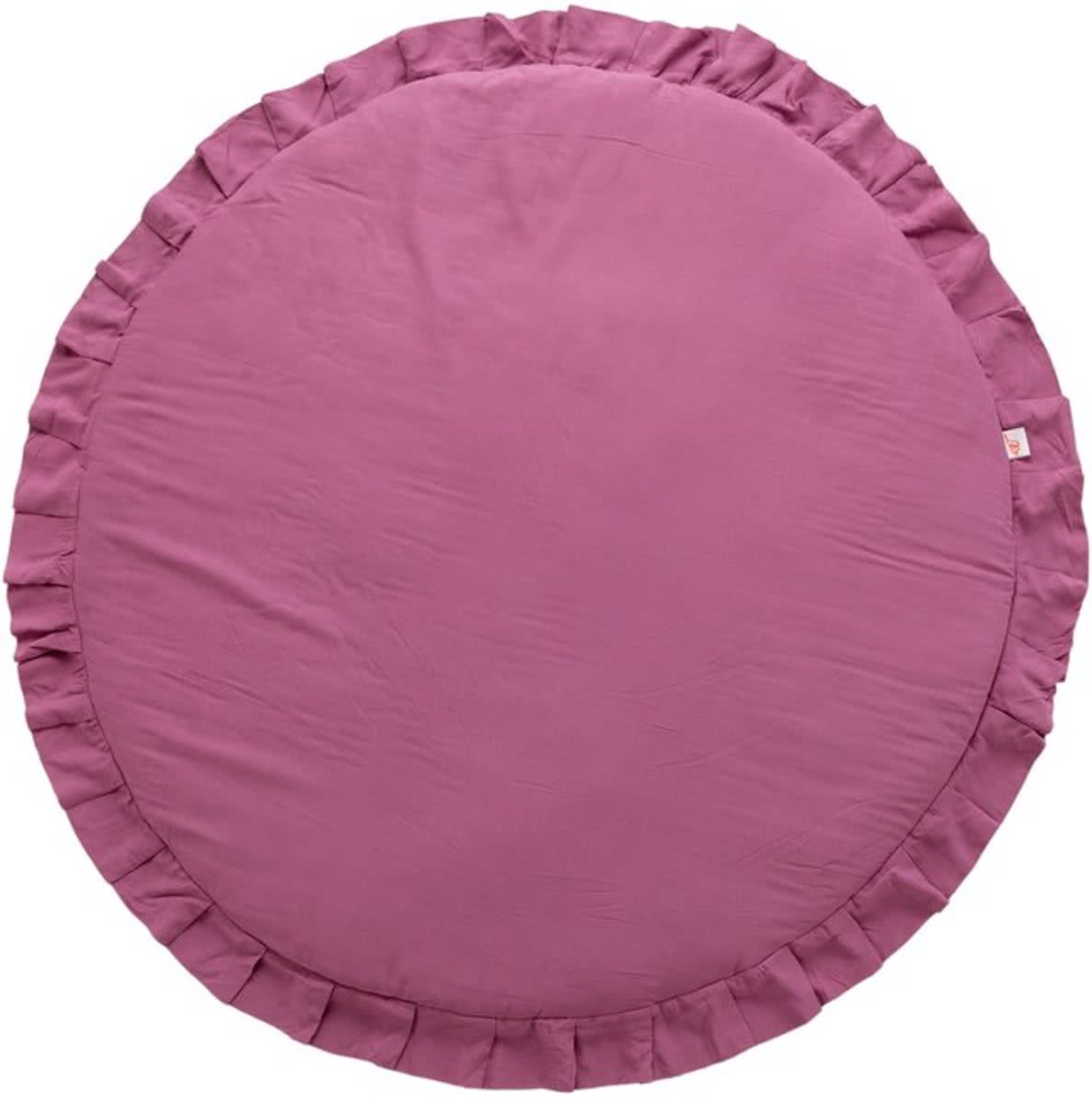 FUJL -Speelkleed - Speelmat - Speeltapijt - Play Mat - Mauve - Ø120cm - Handgemaakt