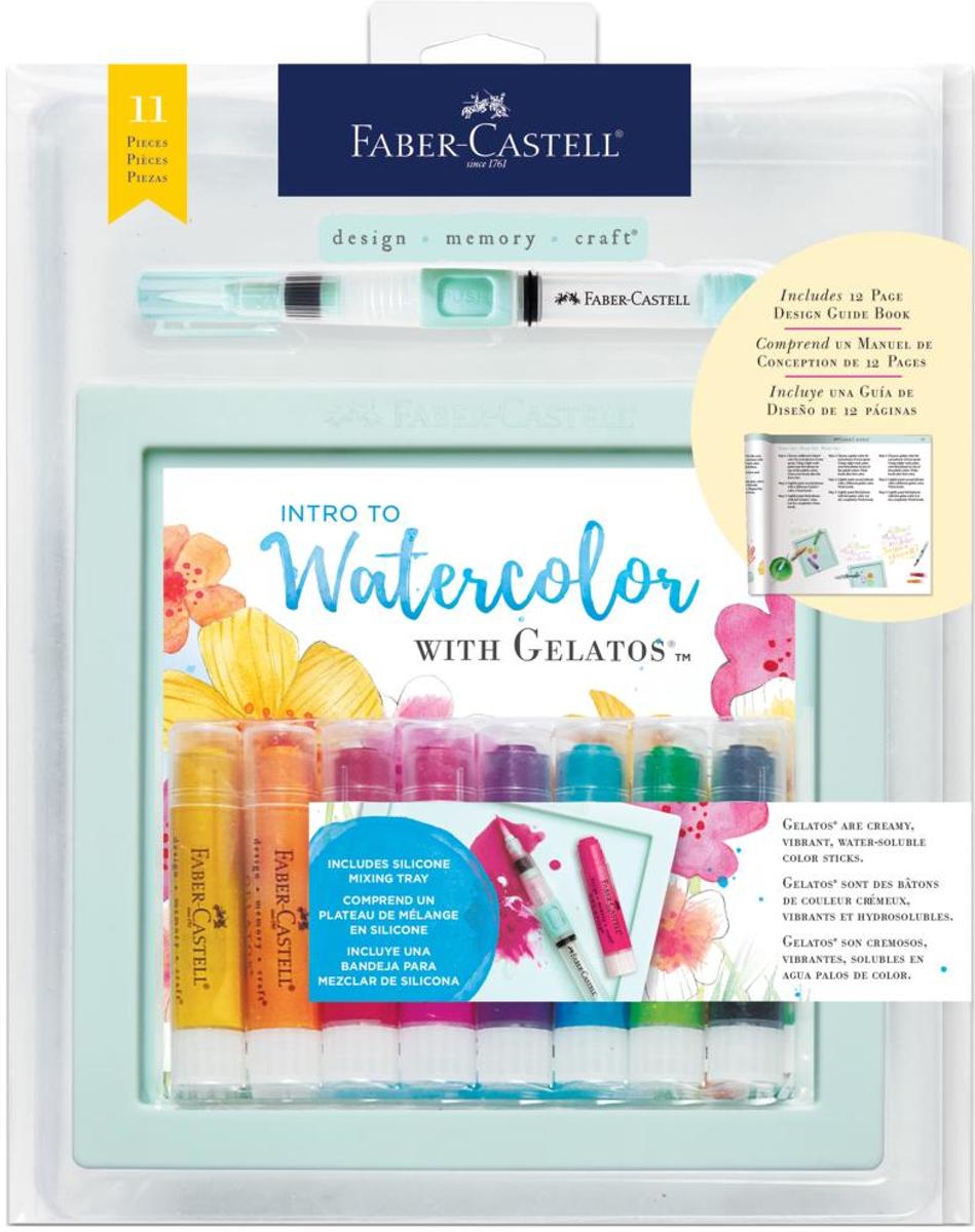 Faber-Castell - Into Watercolor met gelatos - kit 11 stuks