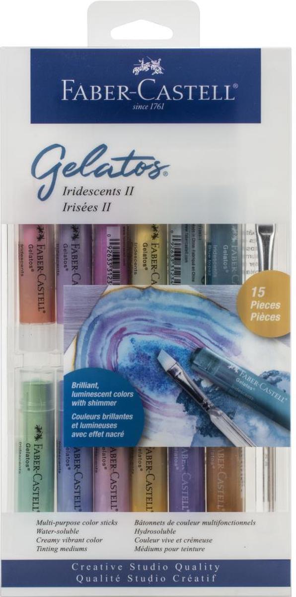 Faber-Castell - Iridescents II Gelatos - 15 stuks