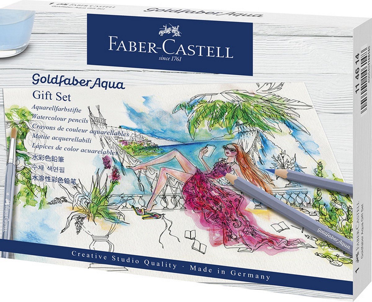 Faber Castell FC-114614 Kleurpotlood Faber-Castell Goldfaber Aqua Gift Set