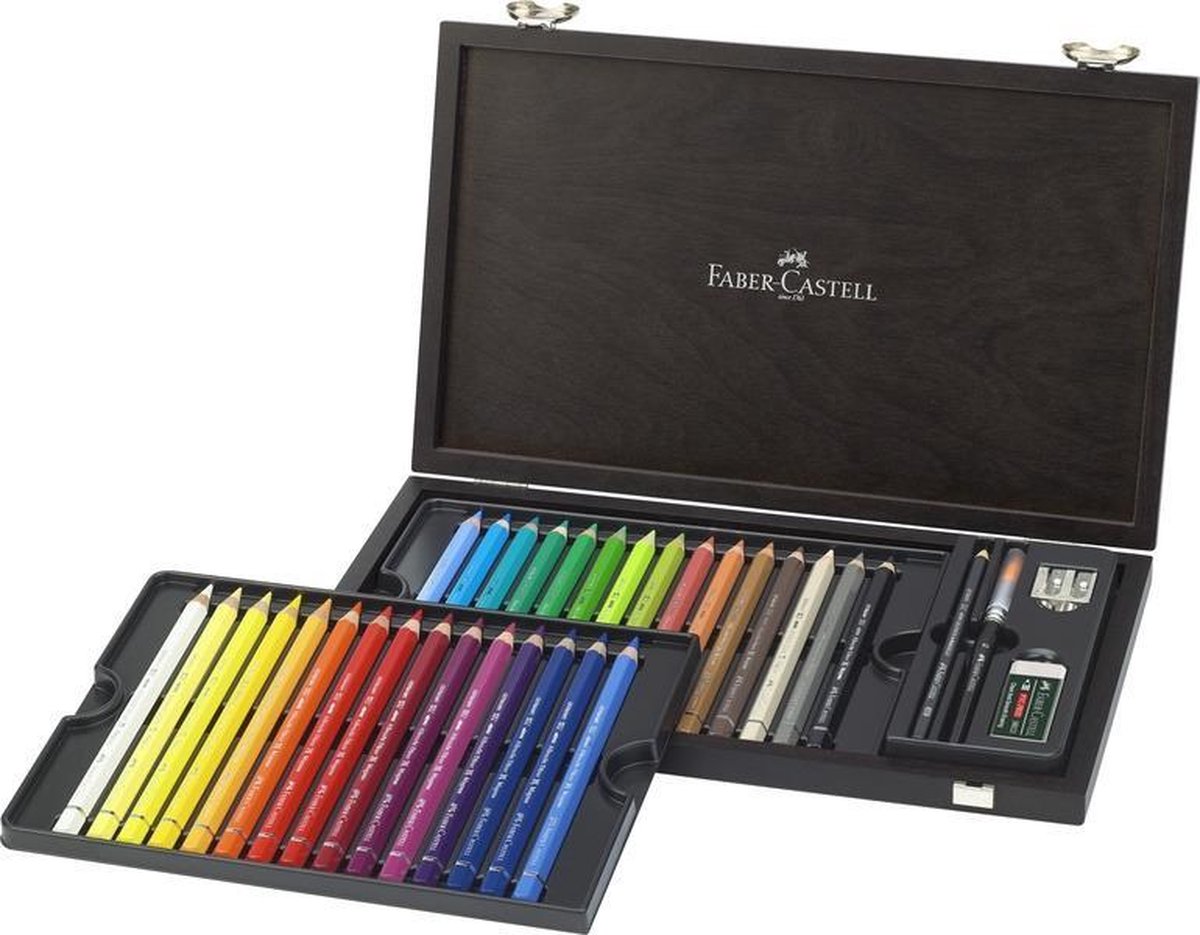 Faber Castell FC-116900 Aquarelpotlood Faber-Castell Albrecht Dürer Magnus Houten Koffer A 30 Stuks