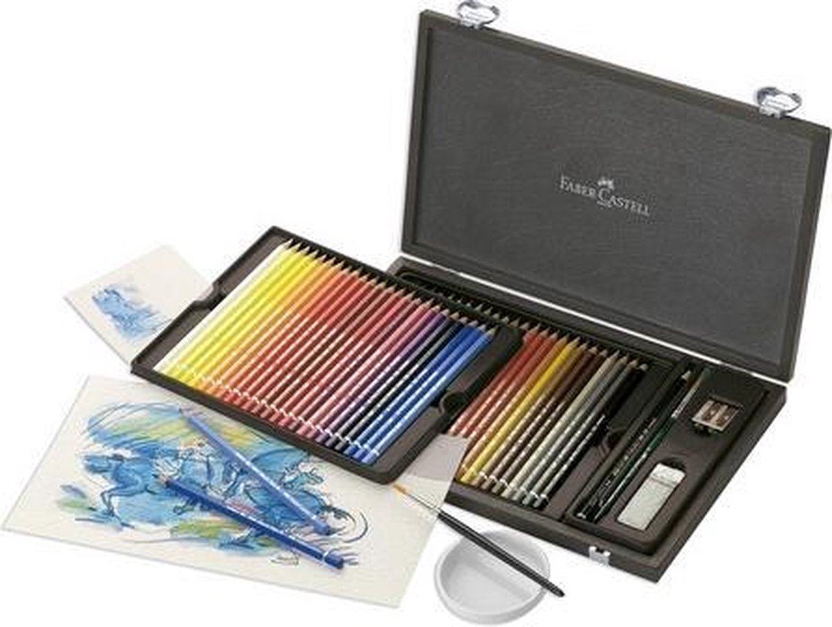 Faber Castell FC-117506 Aquarelpotlood Faber-Castell Albrecht Dürer Houten Koffer A 48 Stuks