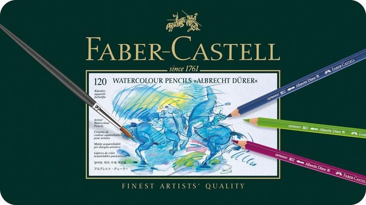 Faber Castell FC-117511 Aquarelpotlood Faber-Castell Albrecht Dürer Etui à 120 Stuks