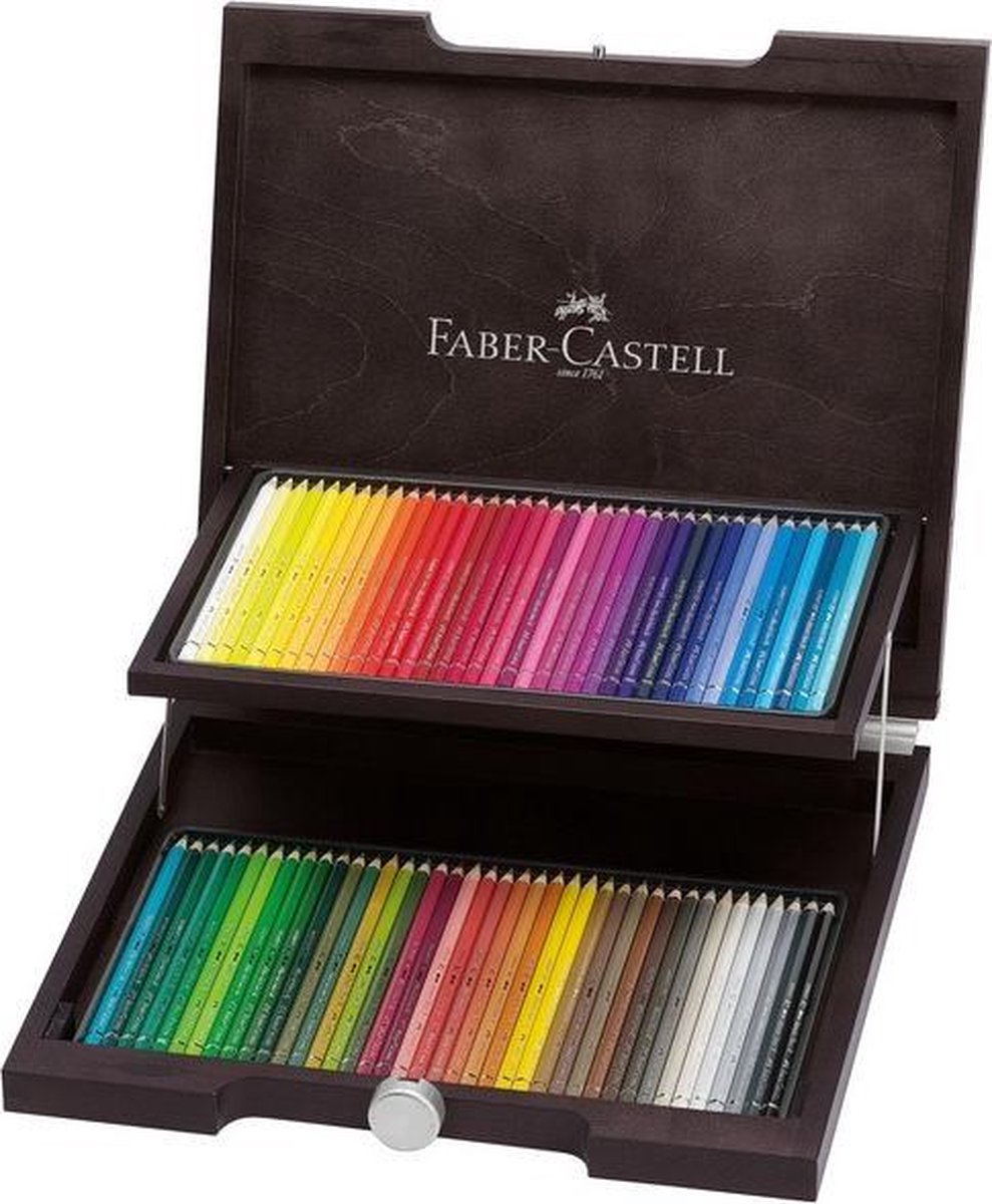 Faber Castell FC-117572 Aquarelpotlood Faber-Castell Albrecht Dürer Houten Koffer 72 Stuks