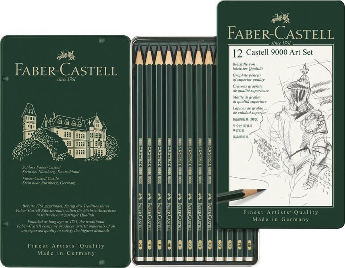 Faber Castell FC-119065 Potlood 9000 Art Set