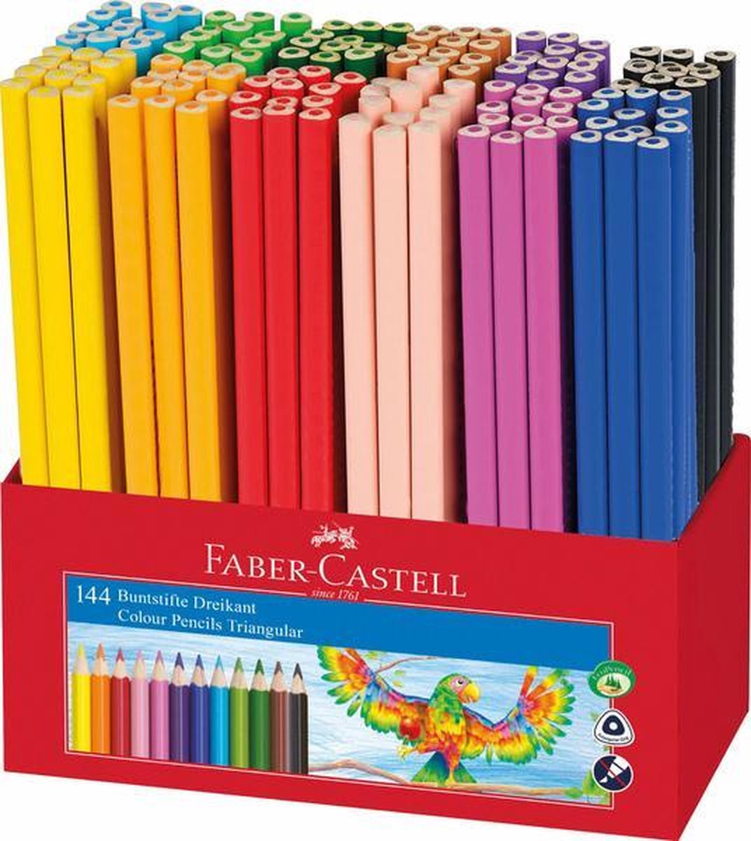 Faber Castell FC-201675 Kleurpotlood FC Driekant 144st.