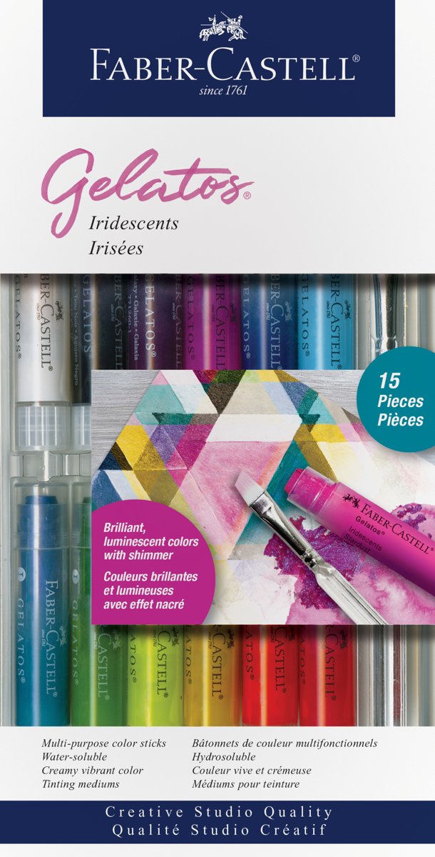 Faber-Castell Mix & Match Gelatos 15 set - Iridescents