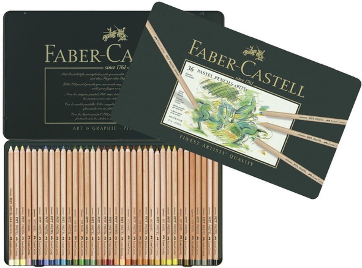 Faber Castell pastelpotlood Pitt metalen etui a 36 stuks