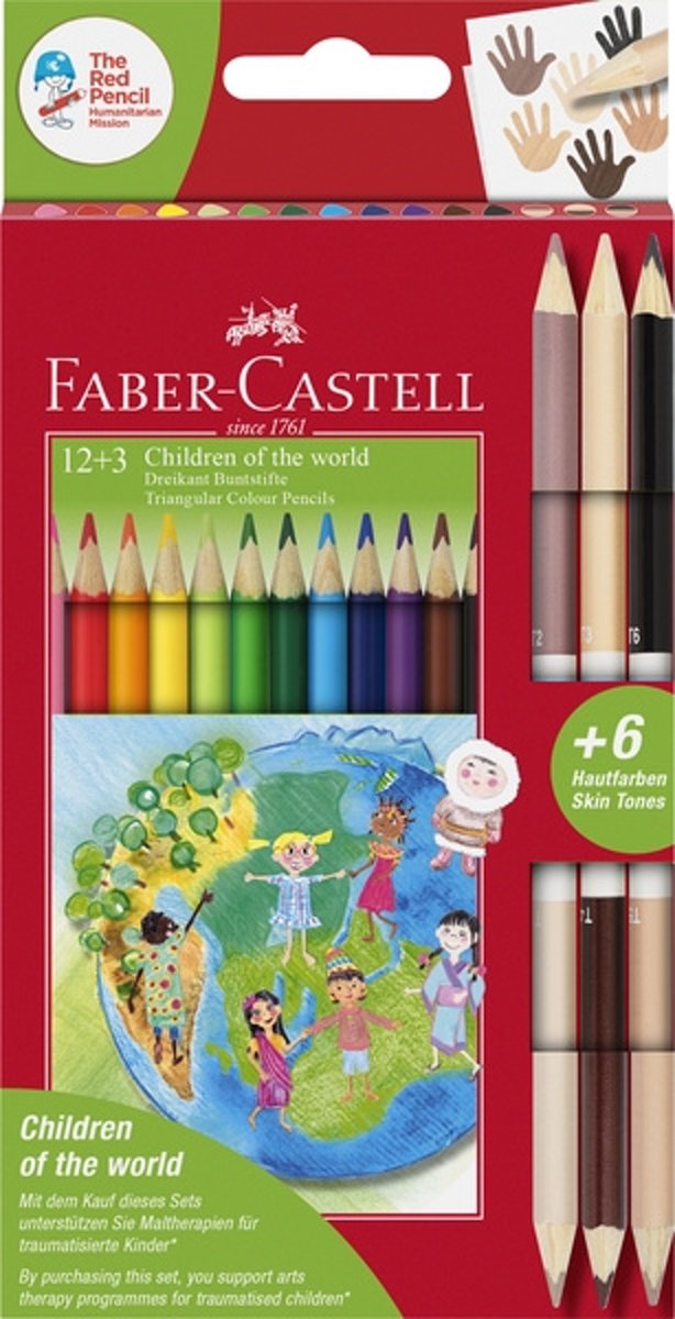 Kleurpotloden Faber-Castell driekant, 