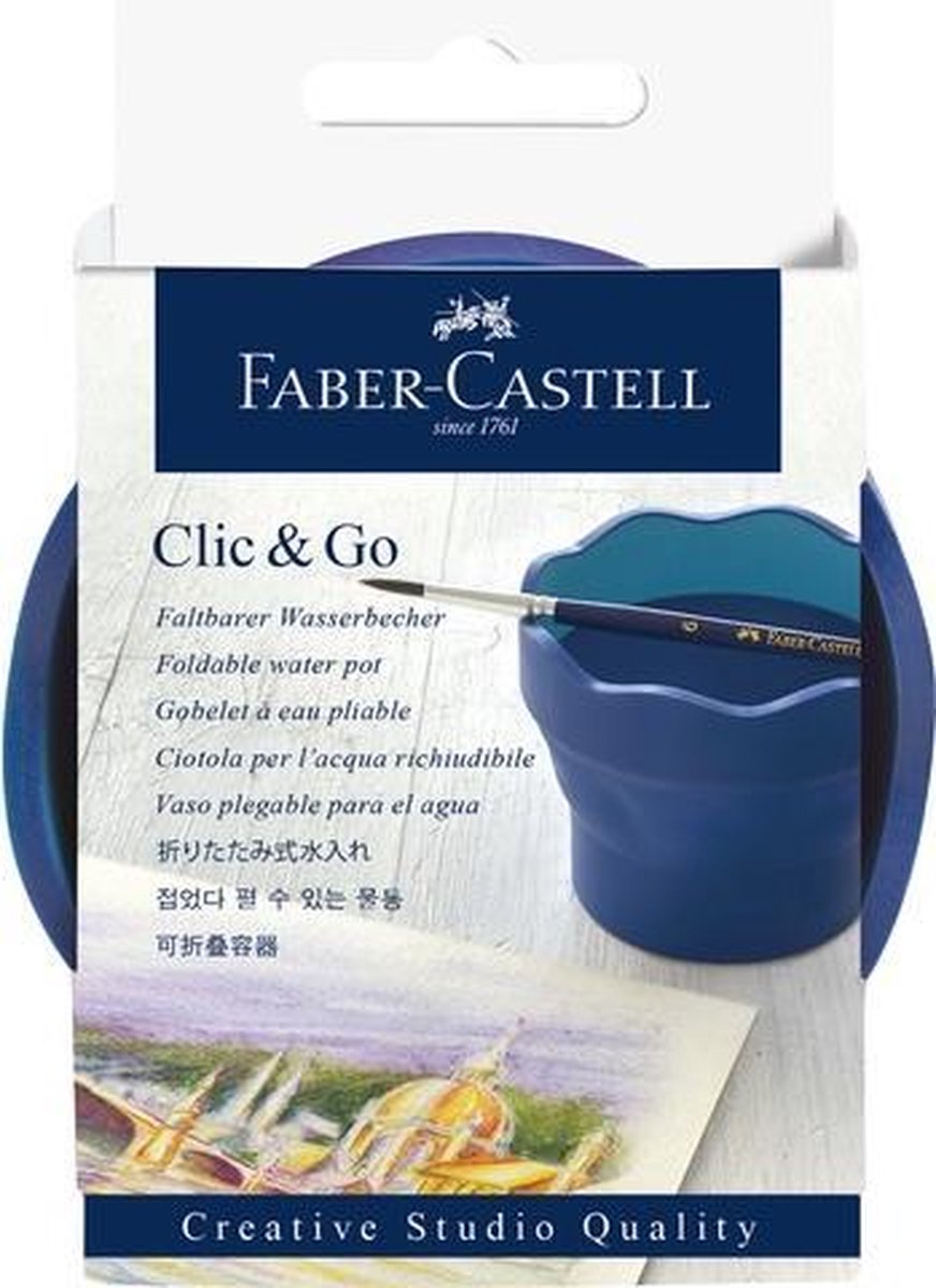 watercup Faber-castell Clic&Go blauw