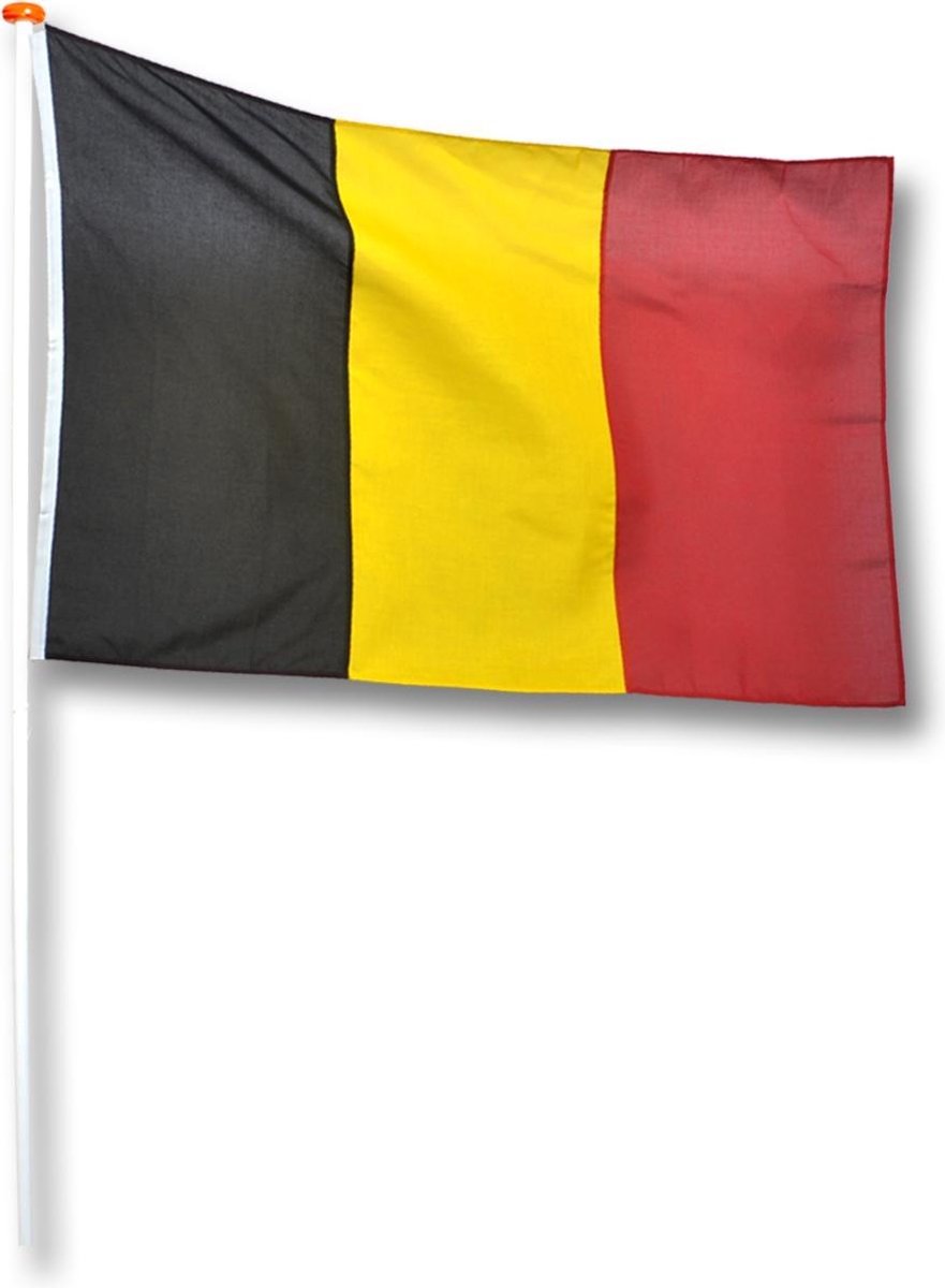 Vlag Belgie 40x60 cm.