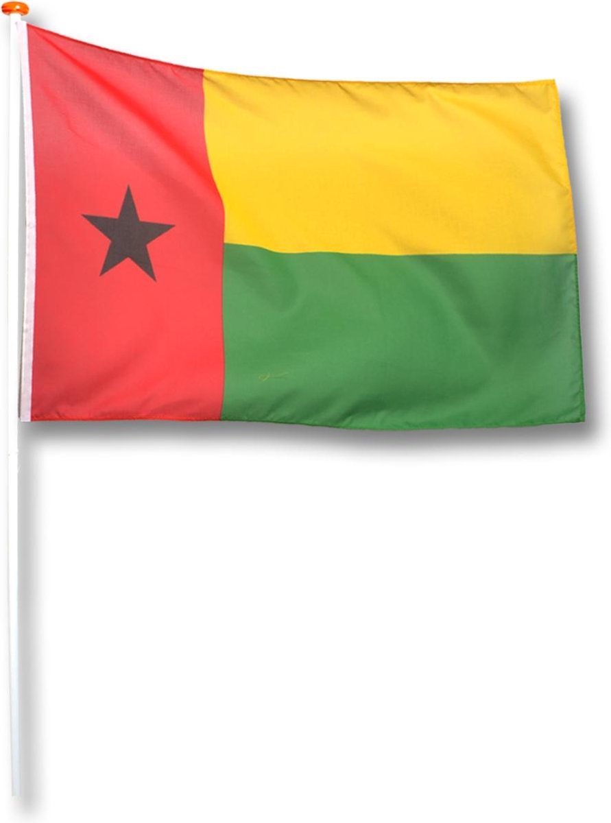 Vlag Guinee-Bissau 100x150 cm.