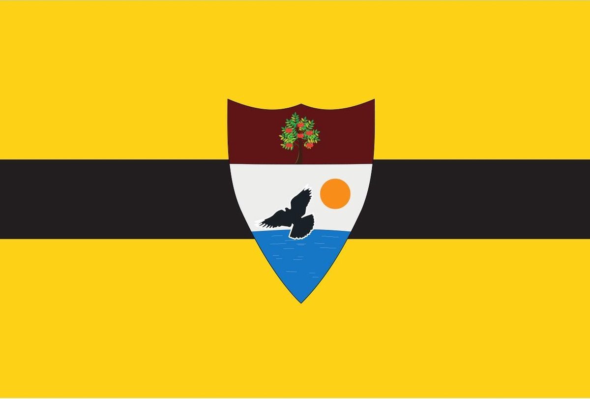 Vlag Liberland 70x100 cm.