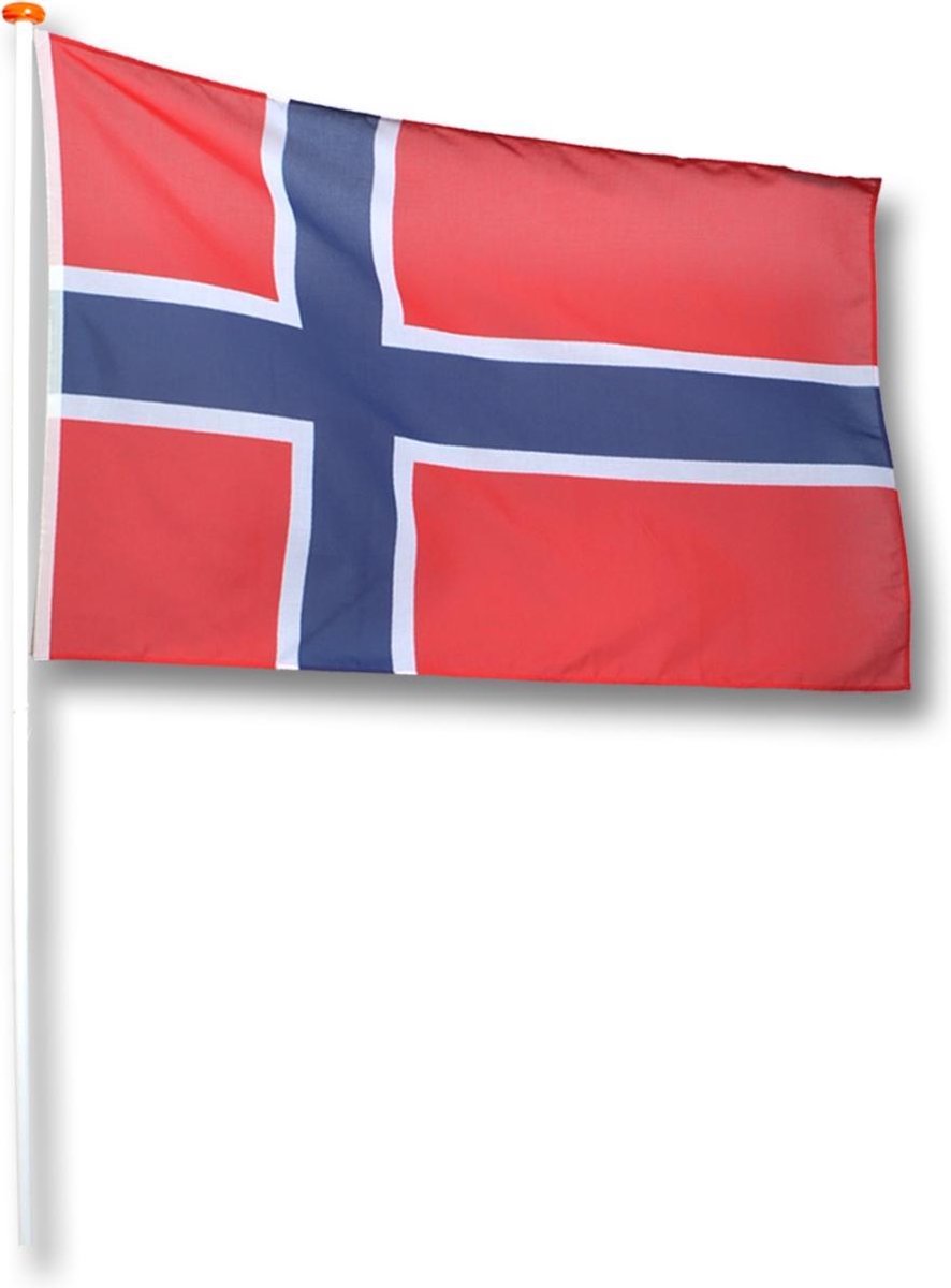 Vlag Noorwegen 150x225 cm.