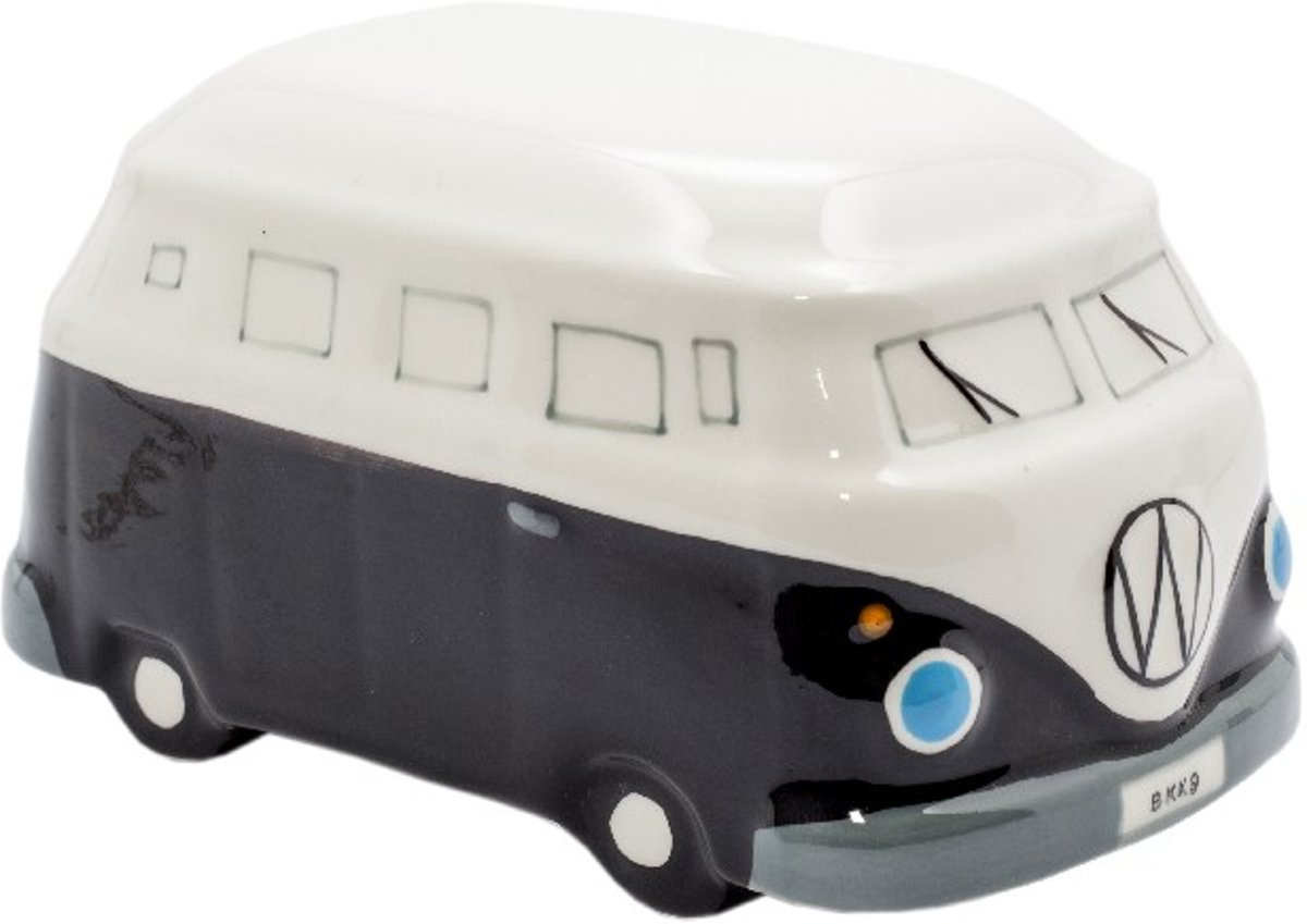 Spaarpot Keramiek Autobus Zwart (14 cm)