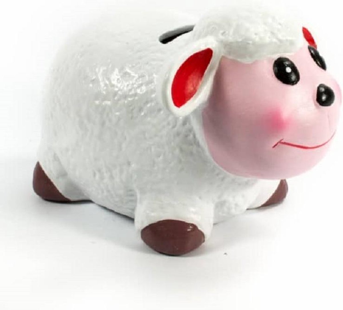 Spaarpot van Keramiek Wit Schaap (11 cm)