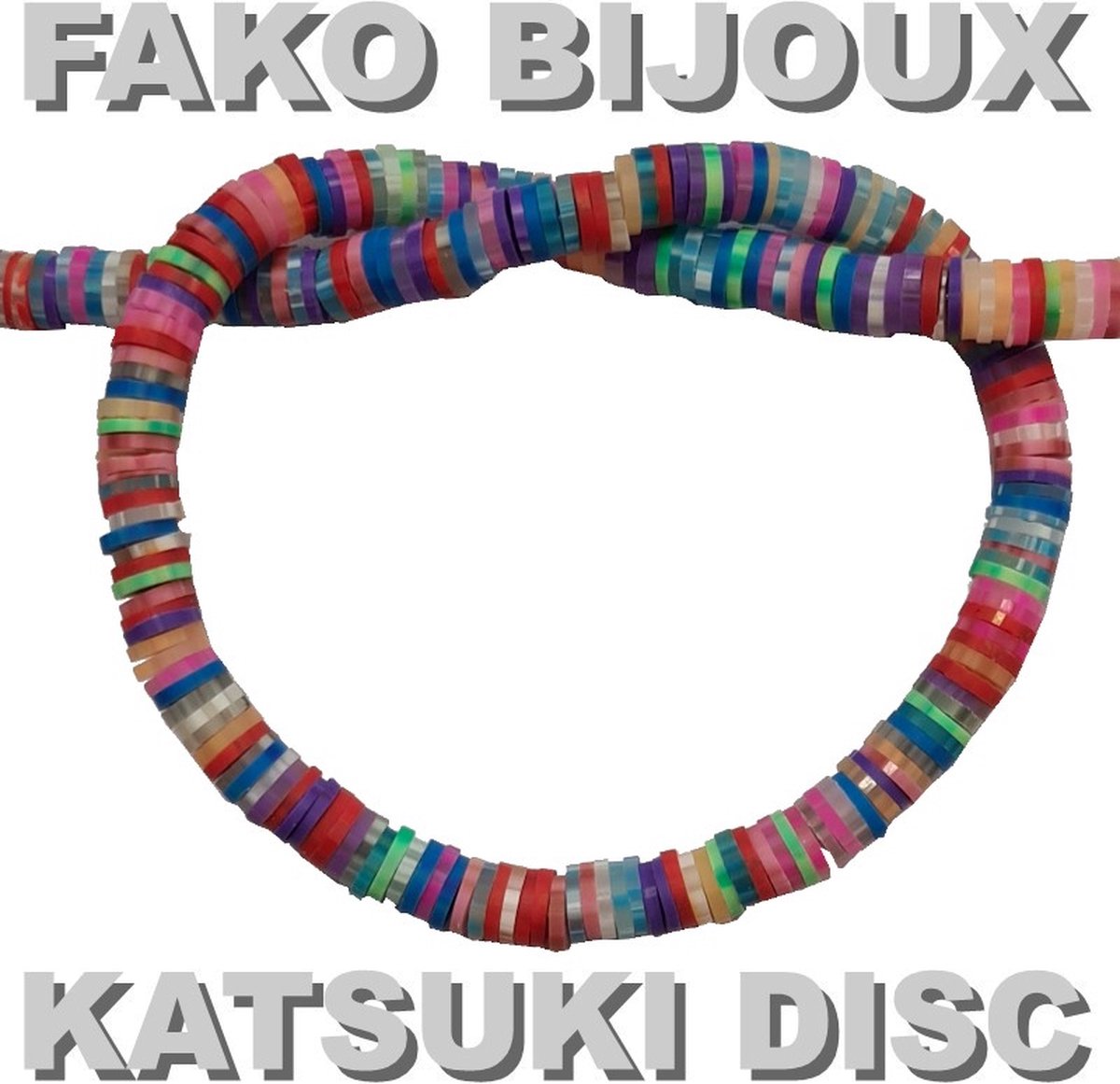 Fako Bijoux® - Katsuki Disc Kralen - Polymeer Kralen - Surf Kralen - Kleikralen - 6mm - 350 Stuks - Gestreept 3